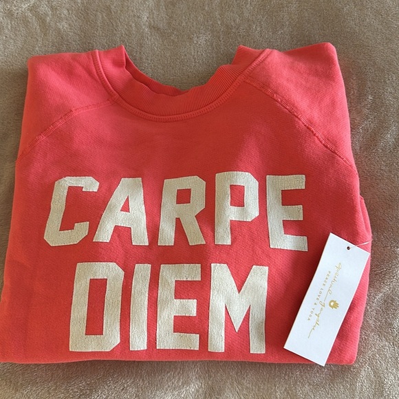SPIRITUAL GANGSTER “Crackle” Carpe Diem Forever Crew Sweatshirt (S) BNWT - Picture 2 of 10